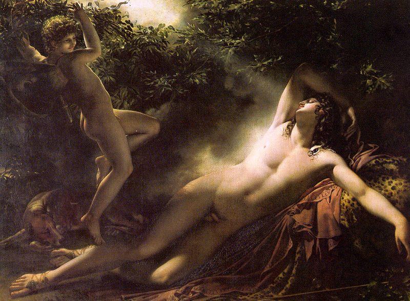 Anne-Louis Girodet-Trioson Endymion Asleep oil painting picture